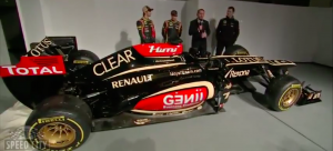 De F1-auto van Team Lotus